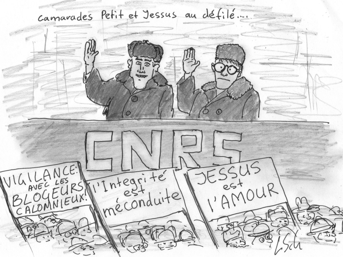Pravda of Jessus report, CNRS Politburo scared of own&nbsp;people