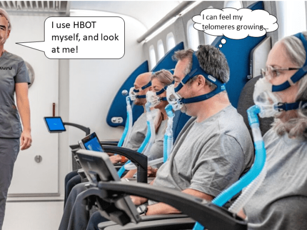 Hyperbaric Oxygen Therapy extends life, the telomeres, and&nbsp;everything
