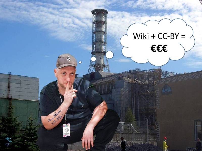 How to earn $$$ with Wikipedia &&nbsp;CC-BY